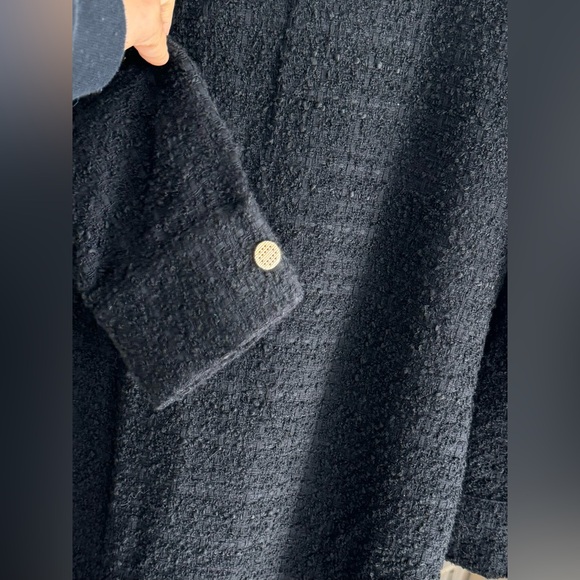 Zara tweeted mini dress in black - Picture 5 of 6